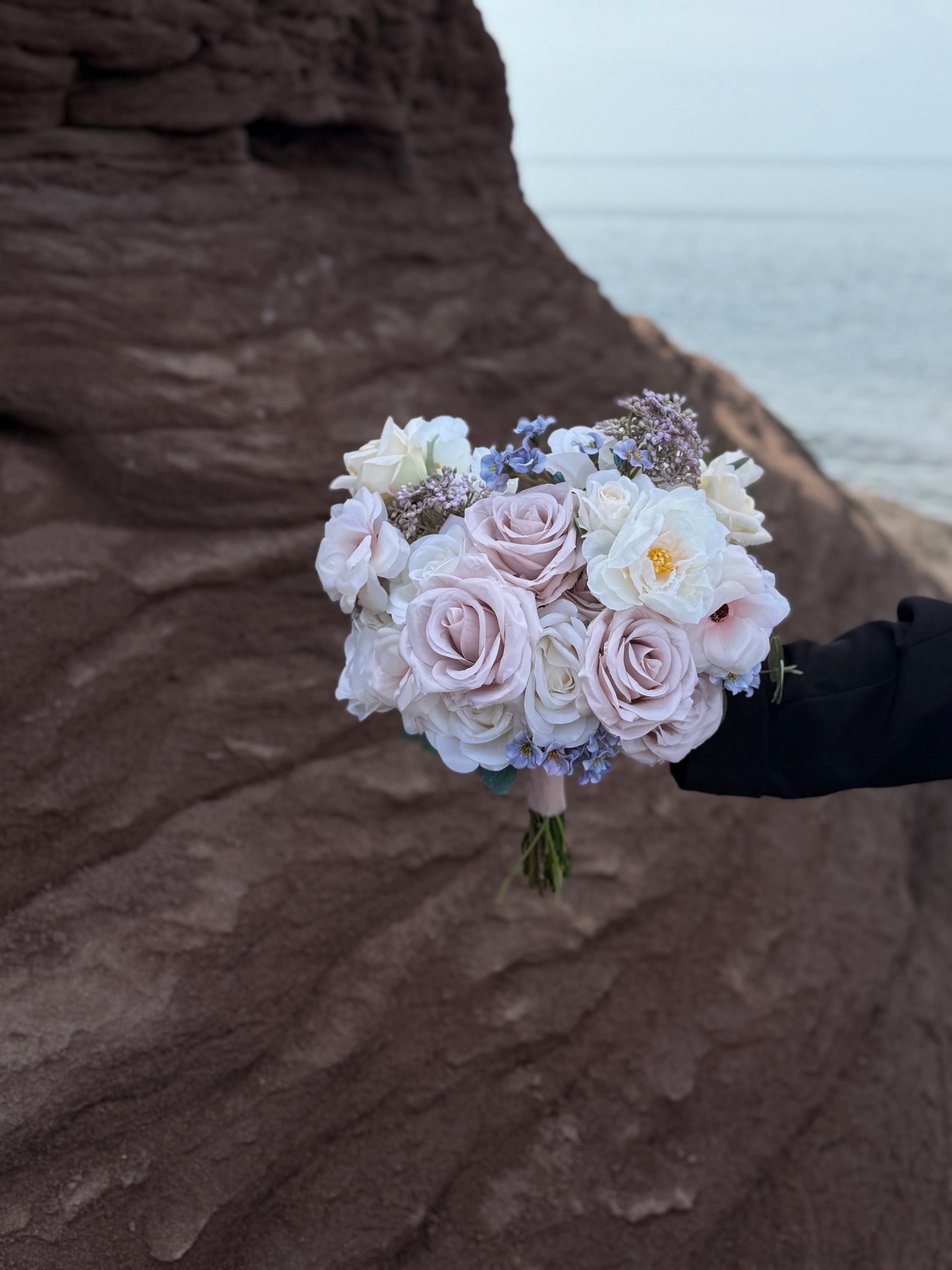Pastel Faux Floral Bouquet For Rent